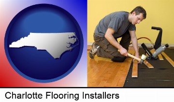 a hardwood flooring installer in Charlotte, NC