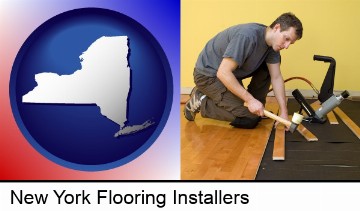 a hardwood flooring installer in New York, NY