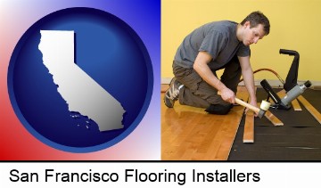 a hardwood flooring installer in San Francisco, CA