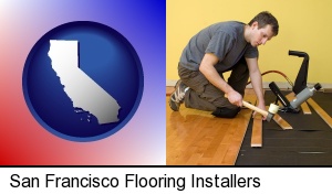 San Francisco, California - a hardwood flooring installer