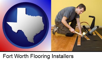 a hardwood flooring installer in Fort Worth, TX