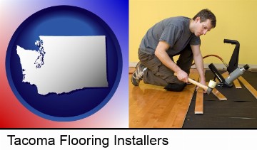 a hardwood flooring installer in Tacoma, WA